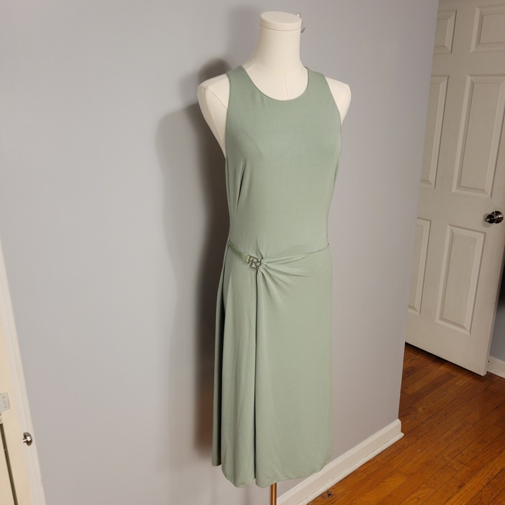 Ralph Lauren Purple Label Haddington Jersey Sleeveless Day Dress Size 12 $1,990